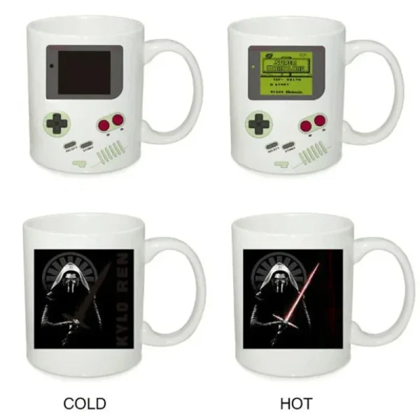 Kf Sb3bddd82249c427c9980334e3fbb2530m Game Console Thermochromic Ceramic Coffee Mug Water Cups Drinkware