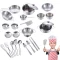 Kf Sd20067ae392e4345831ed2324be215d0k 25pcs Kids Kitchen Cookware Toy Stainless Steel Cookware Playset Pots Pans Cooking Utensils Set Toddlers Gifts