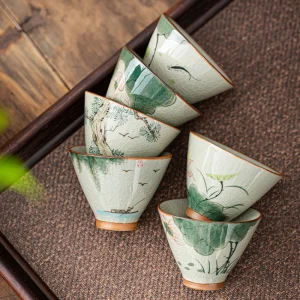 Kf Sdbaba04e55b14a3fab1446bfa461b055e Handmade Painted Tea Cups Home Master Cups Ceramic Hand Painted Single Cup Tea Tasting Cups Kung