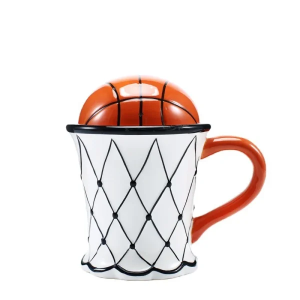 Kf Se24f38e2aa624cb197e2493f27d68919d Ceramic Breakfast Coffee Milk Cup With Basket Ball Creative Goal Football Cup