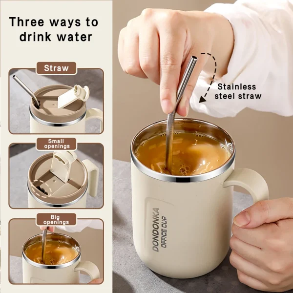 Kf Sebd5053ce9474191adfed5bebac1565da 304 Stainless Steel Mugs Office Folding Spoon Portable Safe Healthy Leak Proof Handle Cup Couple Drink