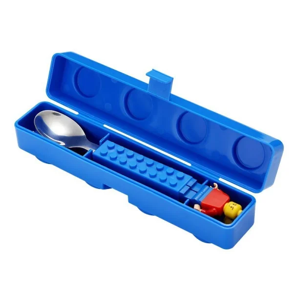Kf sf2bc1a4a3b084cea8c7779317afd36a1l diy puzzle toys kids tableware funny fork spoon set children building block toys cartoon steel portable