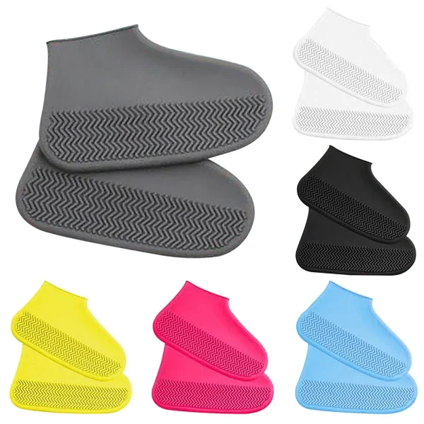 Kf Sff1654394c294defaf4bea316422ae92f 1pair Reusable Waterproof Rain Shoe Covers Silicone Outdoor Rain Boot Overshoes Walking Shoes Accessories Protectors Shoes