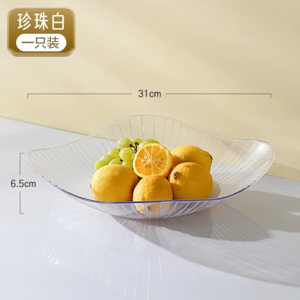 1pcs Table Plates For Serving Plates Dinnerware Pet Partitioned Dish Snack Candy Cake Stand Bowl Food 5