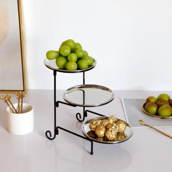 3 Tier Serving Tray Cupcake Stand Detachable For Party Home 1