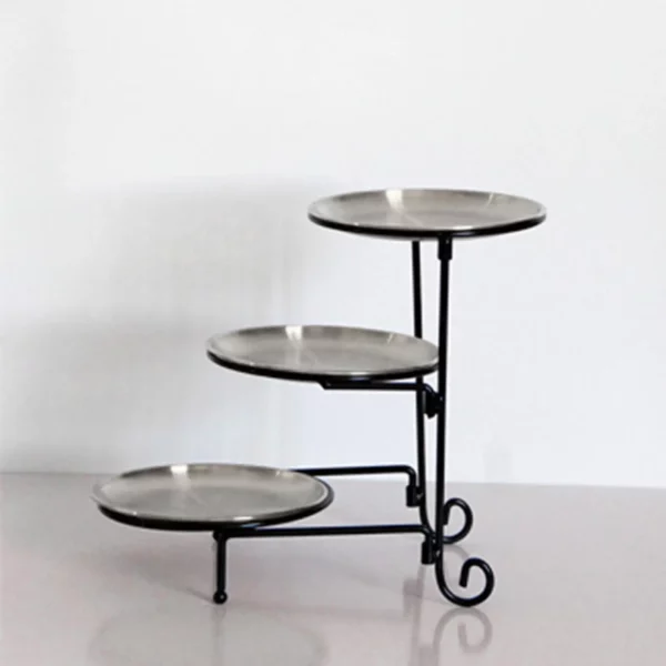 3 Tier Serving Tray Cupcake Stand Detachable For Party Home 2