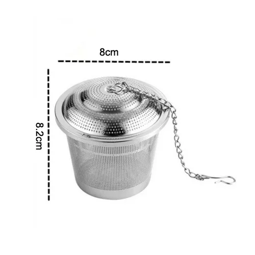 304 Stainless Steel Tea Ball Strainer Mesh Herbal Infuser Filter Tea Leaf Spice Tea Strainer For 5