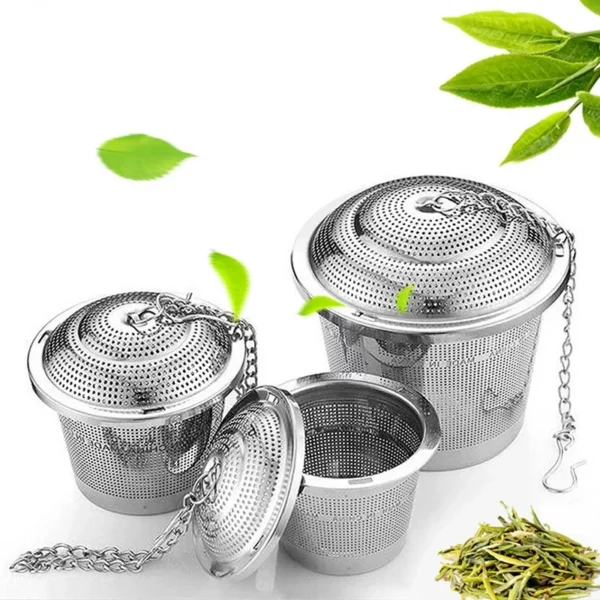 304 Stainless Steel Tea Ball Strainer Mesh Herbal Infuser Filter Tea Leaf Spice Tea Strainer For