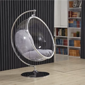 Bubble Chair Transparent Glider Single Cradle Chairs Indoor Lounge Hanging Lazy Chair Swing Rocking Recliner Home