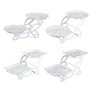 Cake Stand Display Plate Bakeware Dessert Serving Plate Desktop Display For Dessert Afternoon Tea Party Restaurant