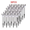 Led lawn solar lights garden outdoor lamp rgb multi color doorway path lighting solar christmas decorative
