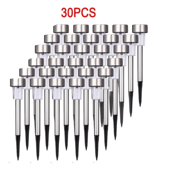 Led lawn solar lights garden outdoor lamp rgb multi color doorway path lighting solar christmas decorative