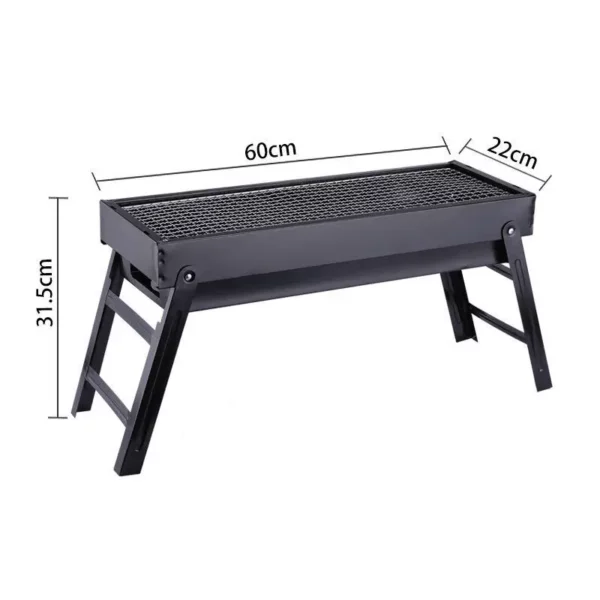 New Large Bbq Barbecue Grill Folding Portable Charcoal Outdoor Camping Picnic Burner Foldable Charcoal Camping Barbecue 1