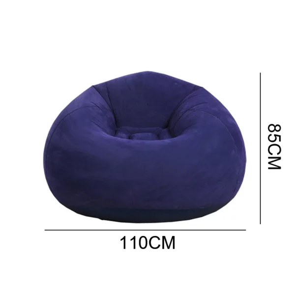 New Lazy Inflatable Sofa Chairs Large Tatami Pvc Leisure Lounger Couch Seat Living Room Bedroom Dormitory 5