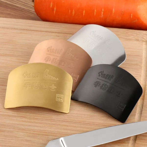 1pc Stainless Steel Finger Guard Finger Safe Protector Knife Cutting Vegetables Finger Protection Tool Creative Kitchen 4