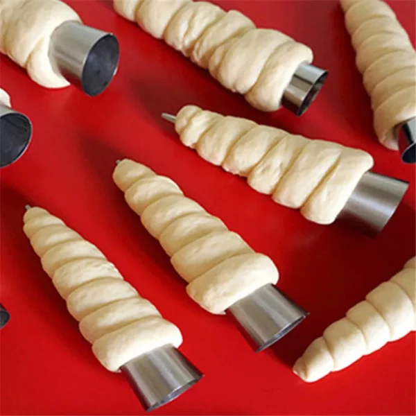 5 10pcs Conical Tube Cone Roll Moulds Spiral Croissants Molds Cream Horn Mould Pastry Mold Cookie 3