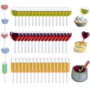 50 100pcs 4ml Sauce Droppers For Cupcakes Ice Cream Sauce Ketchup Pastries Stuffed Dispenser Mini Squeeze