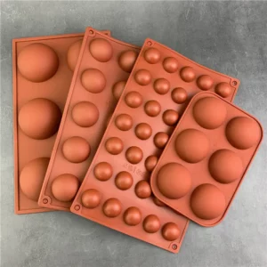 Ball Round Half Sphere Silicone Molds For Diy Baking Pudding Mousse Chocolate Cake Mold Handmade Kitchen