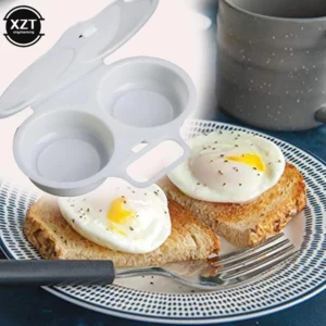 Food Grades Plastic Microwave Cooking Eggs Steamer Convenient Kitchen Cooking Mold Egg Poacher Kitchen Gadgets Fried