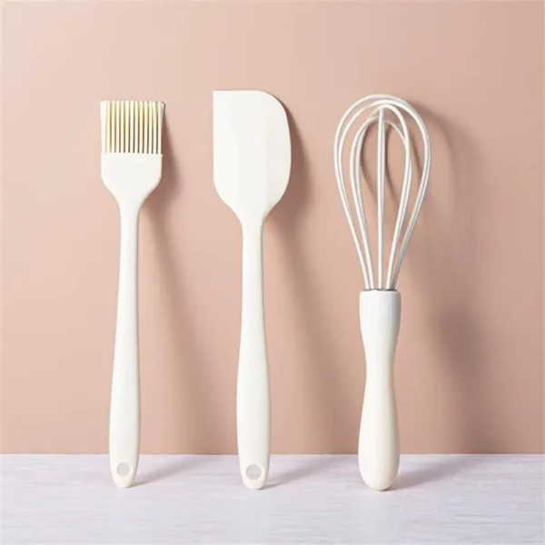 Silicone Spatula Baking Pastry Tools Cake Cream Spatula Spatula Kitchen Whisk Barbecue Oil Brush Small Tools