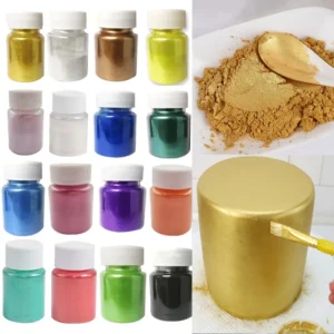 15g Bottle Edible Gold Silver Powder Dyeing Powder Glitter Mousse Cake Macaron Chocolate Baking Color Powder