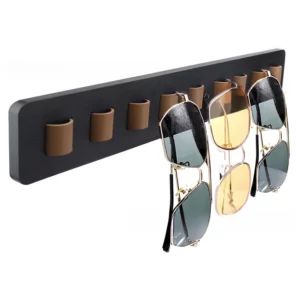 Fashion Glasses Organizer Glasses Holder For Wall Bamboo Wood Eyeglasses Hanging Holder Sunglasses Organizer Storage