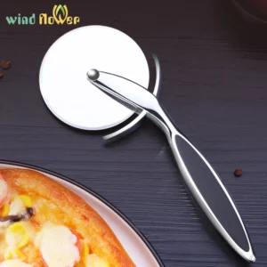 Pizza Cutter Stainless Steel Pizza Knife Cake Bread Pies Round Knife Pastry Pasta Dough Kitchen Spatula