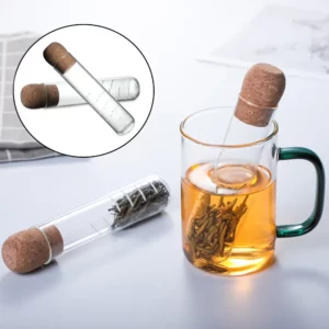 Tea Infuser Tea Filter Sieve Glass Pipe Creative Tea Mate Tea Maker Brewing For Spice Herb